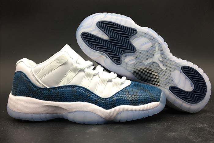 Air Jordan 11 Low “Navy Blue Snakeskin CD6846-102