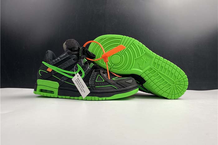 Off-White NIKE AIR RUBBER DUNK “”GREEN STRIKE“ CU6015-001