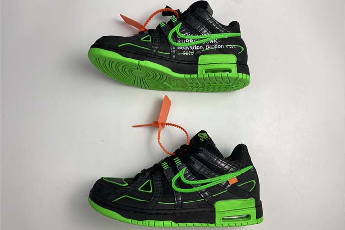 Off-White NIKE AIR RUBBER DUNK “”GREEN STRIKE“ CU6015-001