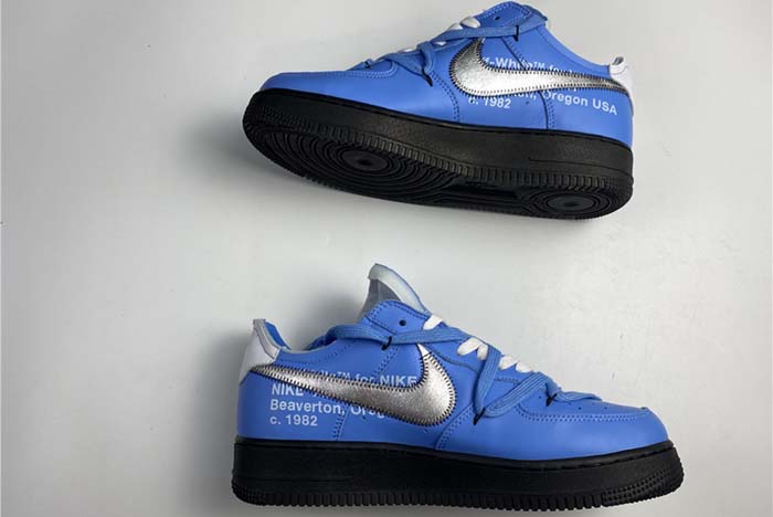 NIKE Off-White X AIR FORCE 1 LOW UNIVERSITY BLUE CK0866-401