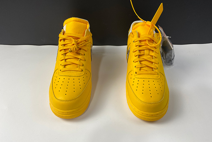 Nike Air Force 1 Low Off-White University Gold Metallic Silver DD1876-700