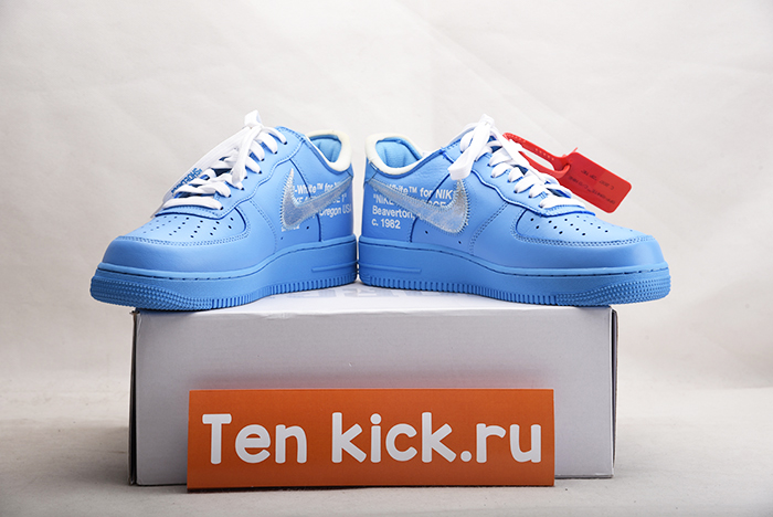 Off-White NIKE AIR FORCE 1 MCA BLUE CI1173-400