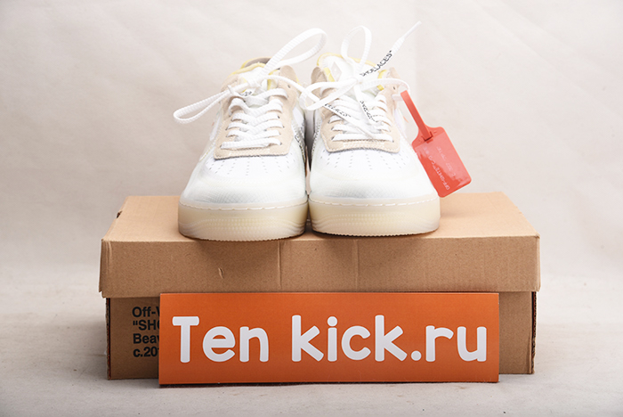 NIKE AIR FORCE 1 LOW Off-White All White AO4606-100