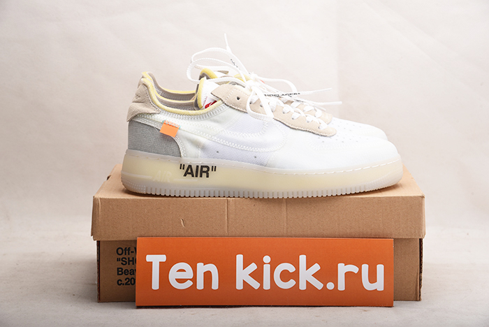 NIKE AIR FORCE 1 LOW Off-White All White AO4606-100