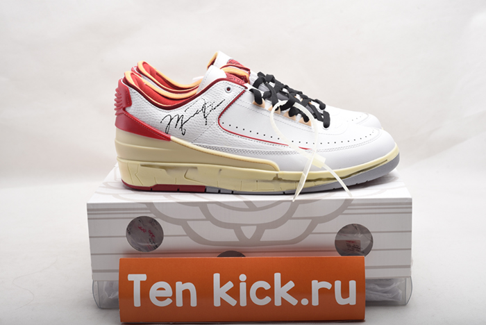 Jordan 2 Retro Low SP Off-White White Red DJ4375-106