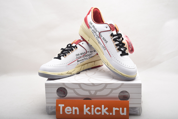 Jordan 2 Retro Low SP Off-White White Red DJ4375-106