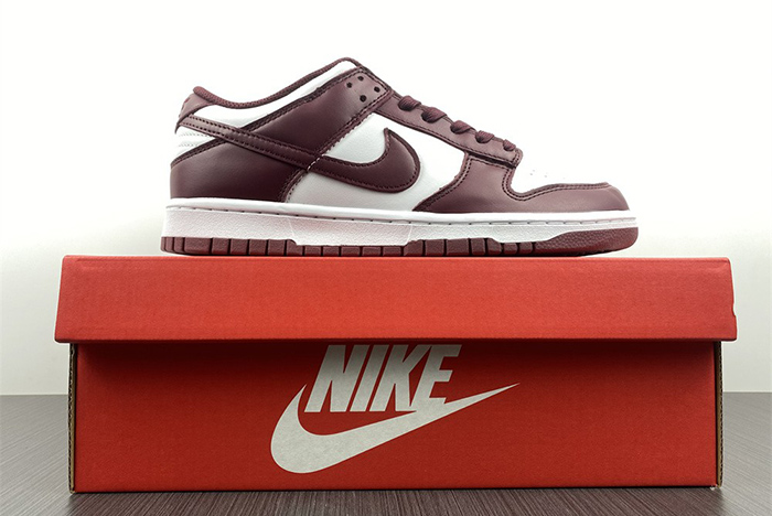 New Nike Dunk Low “Bordeaux” White/Bordeaux DD1503-108
