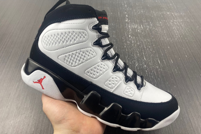 Air Jordan 9 Retro White Black Red 302370-112