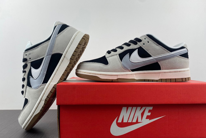 NIKE DUNK LOW “STENCIL SWOOSH” DO9457-100 B