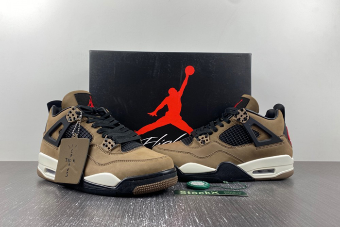 Travis Scott x Air Jordan 4 Retro Brown AJ4-882335