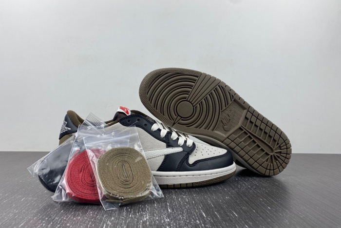 Air Jordan 1 Low Black Gray Brown DM866 902