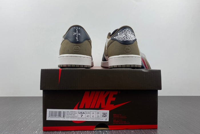 Air Jordan 1 Low Black Gray Brown DM866 902