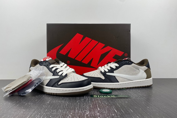 Air Jordan 1 Low Black Gray Brown DM866 902