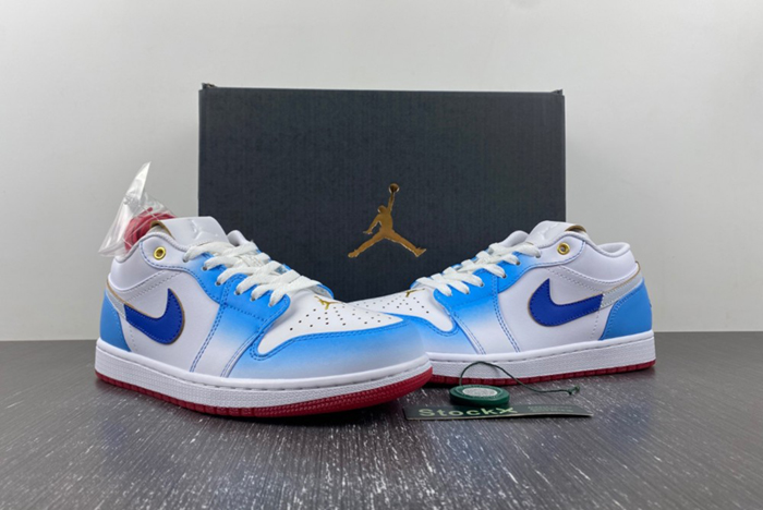 Air Jordan 1 Low SE GS Gets A Chicago-Tinted FN8895-141