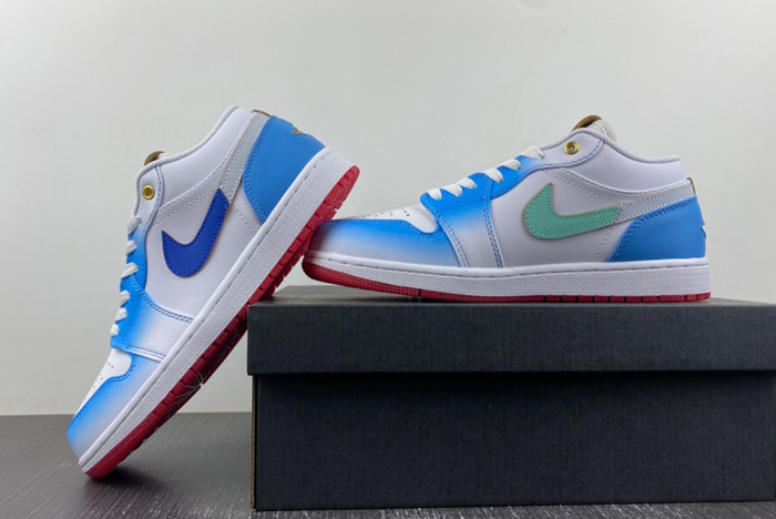 Air Jordan 1 Low SE GS Gets A Chicago-Tinted FN8895-141
