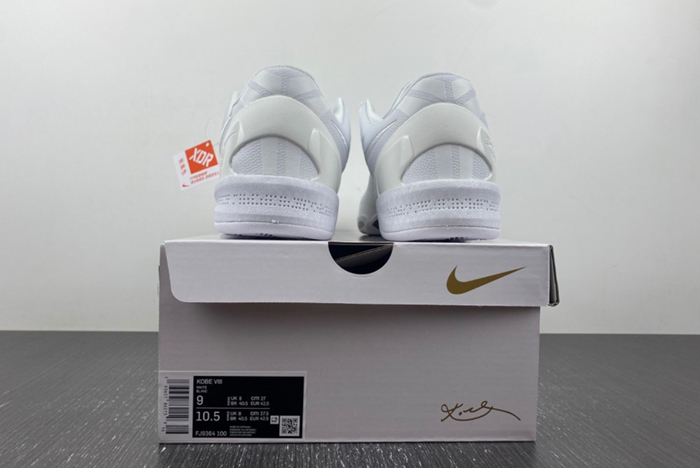 Nike Kobe 8 Protro Triple White FJ9364-100