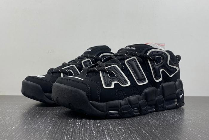 AMBUSH x Nike Air More Uptempo Low “Black/White” FB1299-001