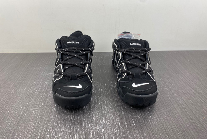 AMBUSH x Nike Air More Uptempo Low “Black/White” FB1299-001