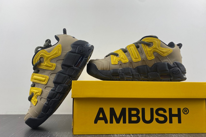 AMBUSH x Nike Air More Uptempo Low “Limestone” FB1299-200