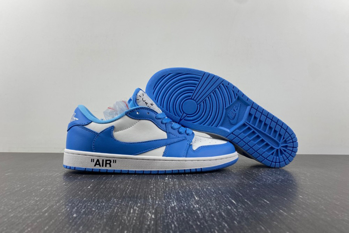 OFF-WHITE x Travis Scott x Air Jordan 1 DM7866-180 blue