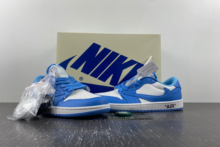 OFF-WHITE x Travis Scott x Air Jordan 1 DM7866-180 blue