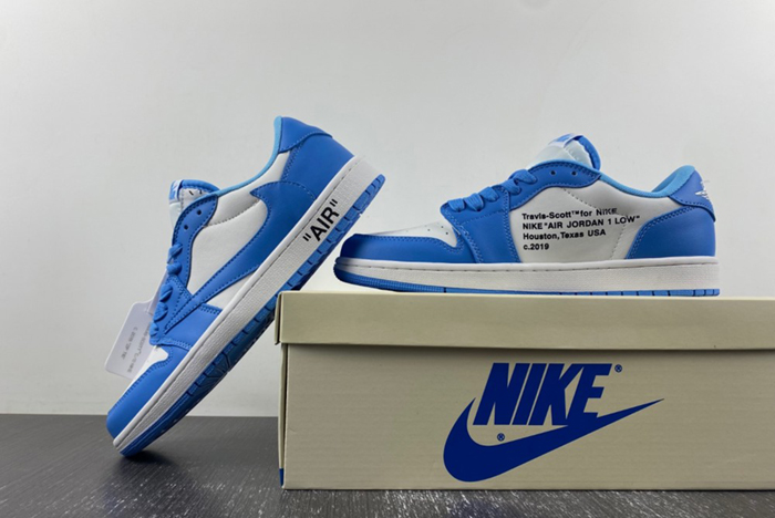 OFF-WHITE x Travis Scott x Air Jordan 1 DM7866-180 blue