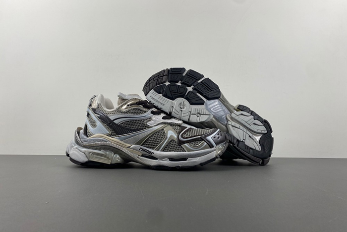 Ba*len*cia*ga mesh lace-up runner sneakers 779066-w3rbxp-2000