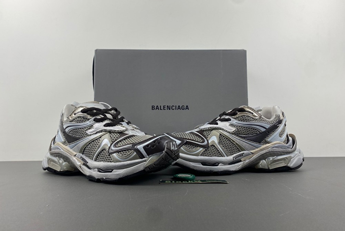 Ba*len*cia*ga mesh lace-up runner sneakers 779066-w3rbxp-2000