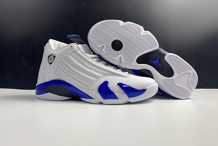 Jordan 14 Retro White Hyper Royal 487471-104