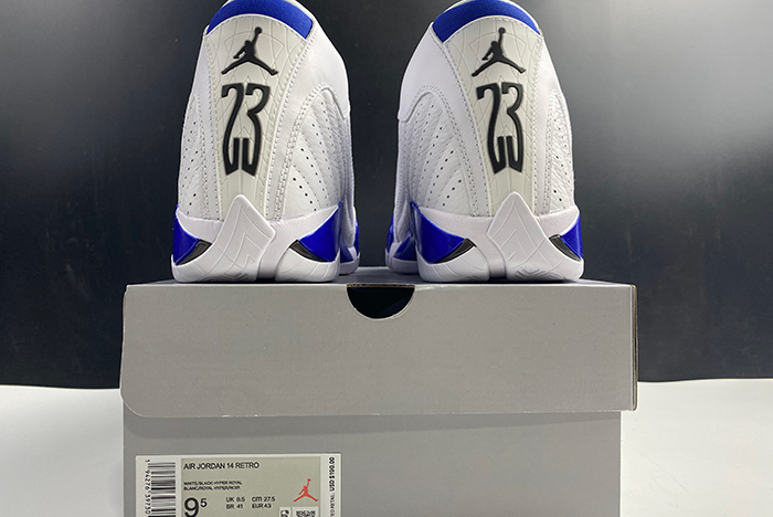 Jordan 14 Retro White Hyper Royal 487471-104