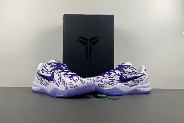 Nike Kobe 8 Protro “White Court Purple” FQ3549-100S2