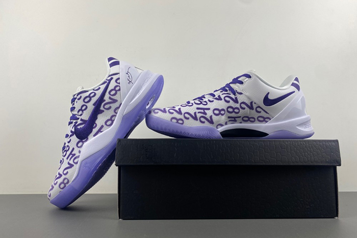 Nike Kobe 8 Protro “White Court Purple” FQ3549-100S2