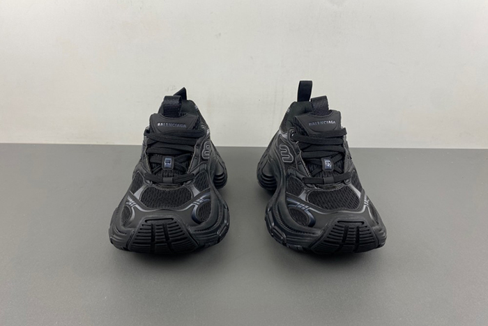 Ba*len*cia*ga 3xl distressed-mesh trainers 784342 w2mvz 1010