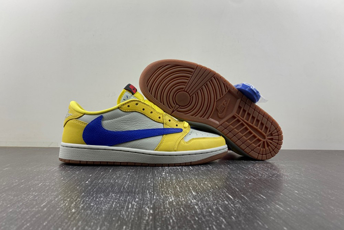 Travis Scott x Air Jordan 1 Low OG “Canary” DZ4137-700