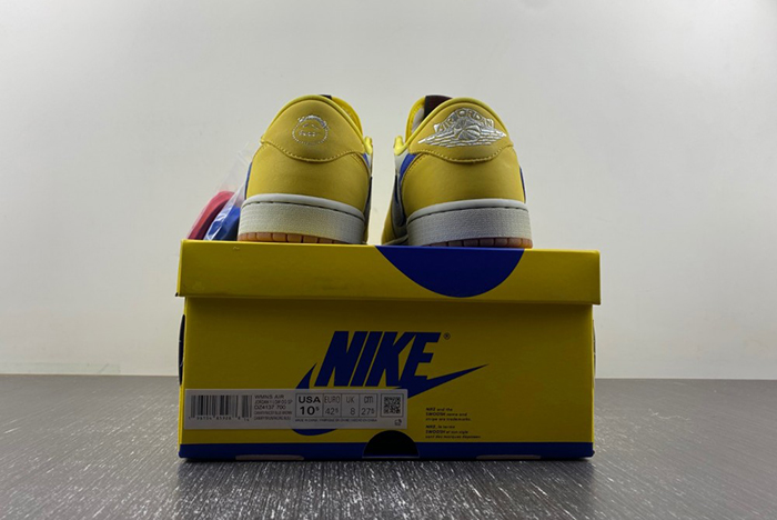 Travis Scott x Air Jordan 1 Low OG “Canary” DZ4137-700