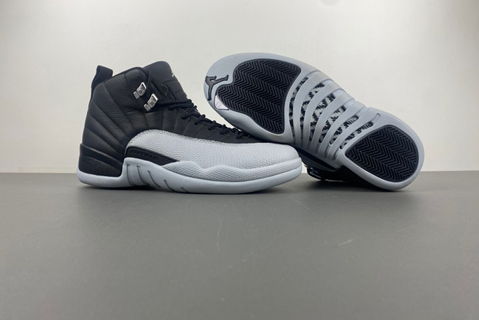 AIR JORDAN 12 “BLACK/WOLF GREY” CT8013-010